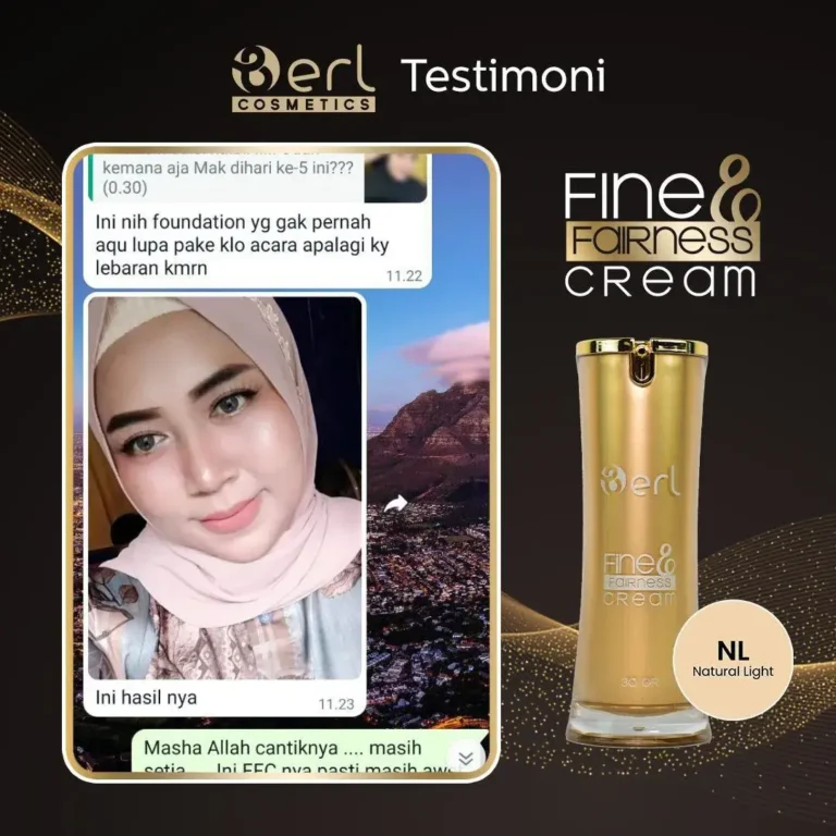 B Erl Fine & Fairness Cream 4