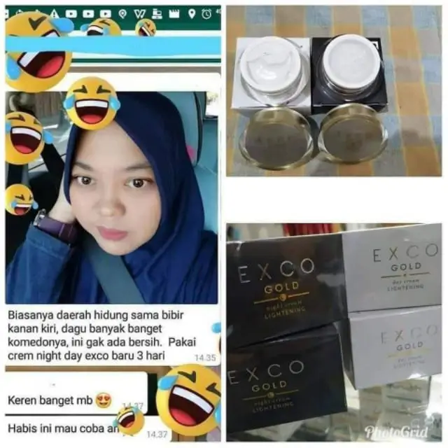 EXCO GOLD +E NIGHT CREAM LIGHTENING 4