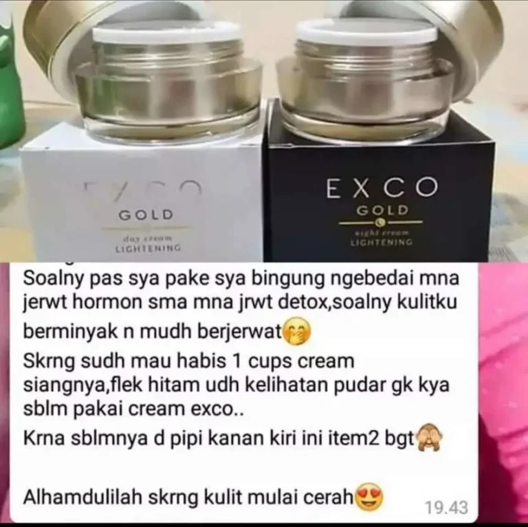 EXCO GOLD +E NIGHT CREAM LIGHTENING 6