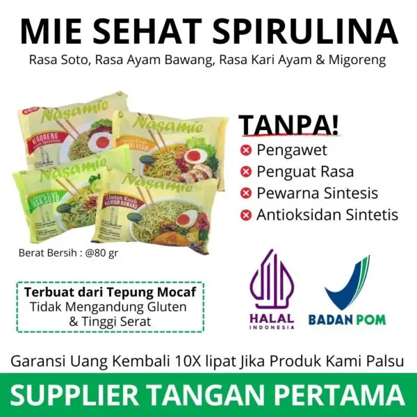 NASAMIE Mi Goreng Spirulina 3