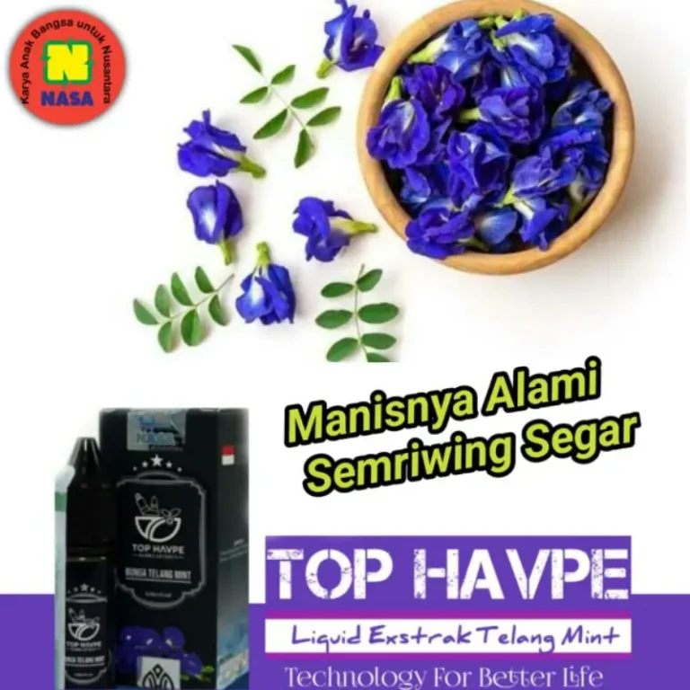 TOP HAPVE Bunga Telang Mint 2