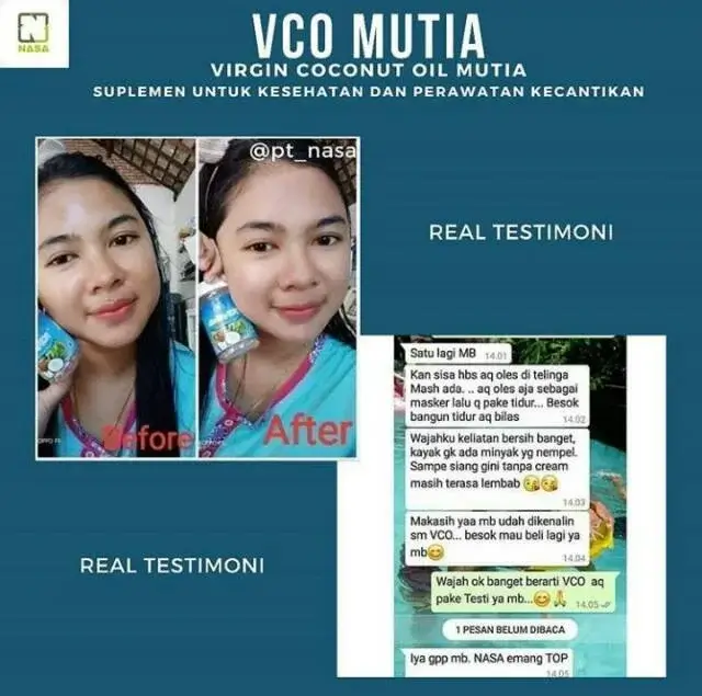 VCO MUTIA Virgin Coconut Oil Capsules 5