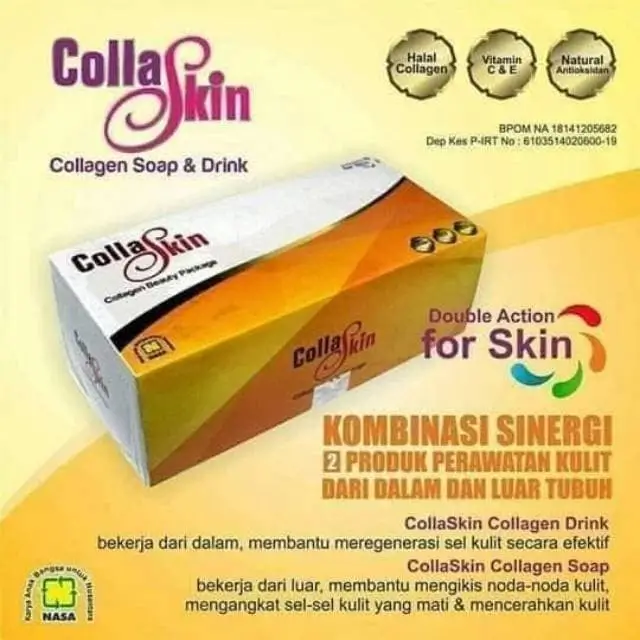 COLLASKIN Collagen Beauty Package Sabun dan Teh 2