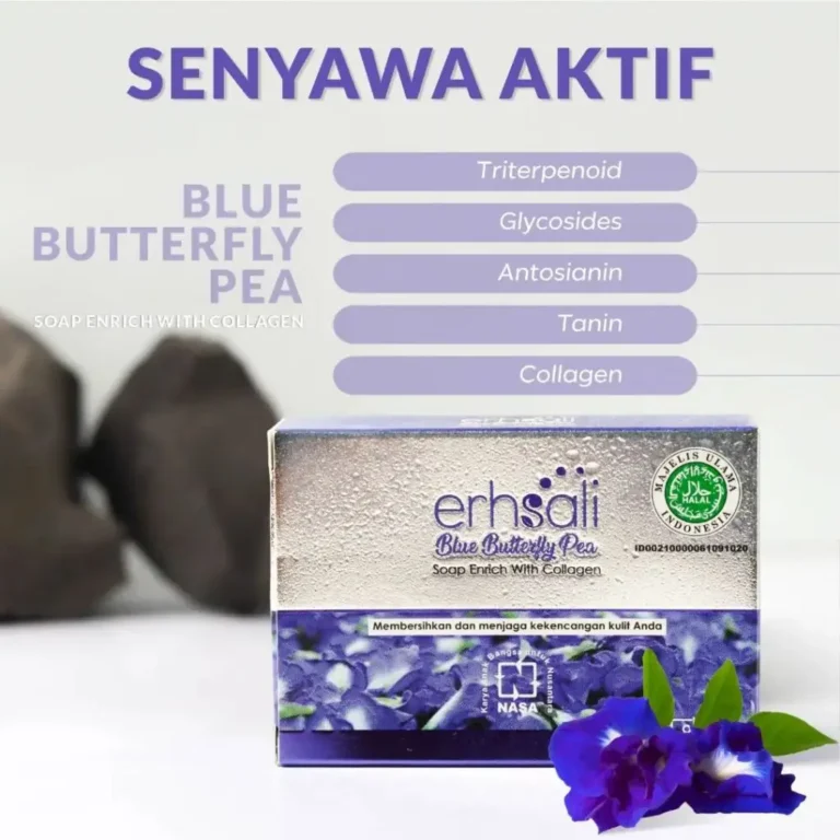 ERSHALI BLUE BUTTERFLY PEA SOAP 2