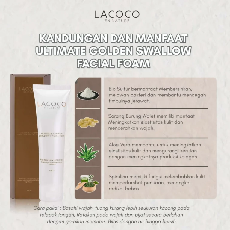 LACOCO Ultimate Golden Swallow Facial Foam 3
