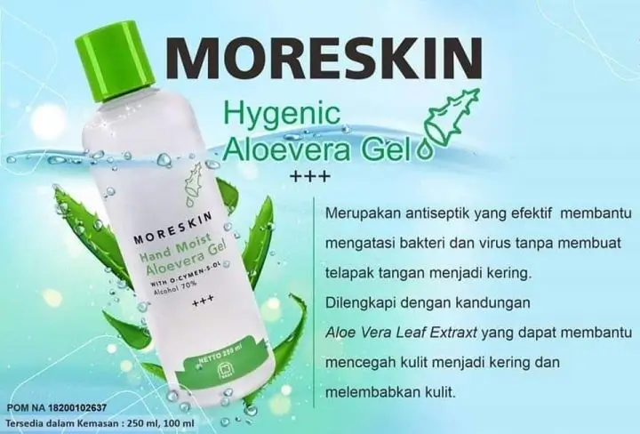 MORESKIN Hand Moist Aloevera Gel 3