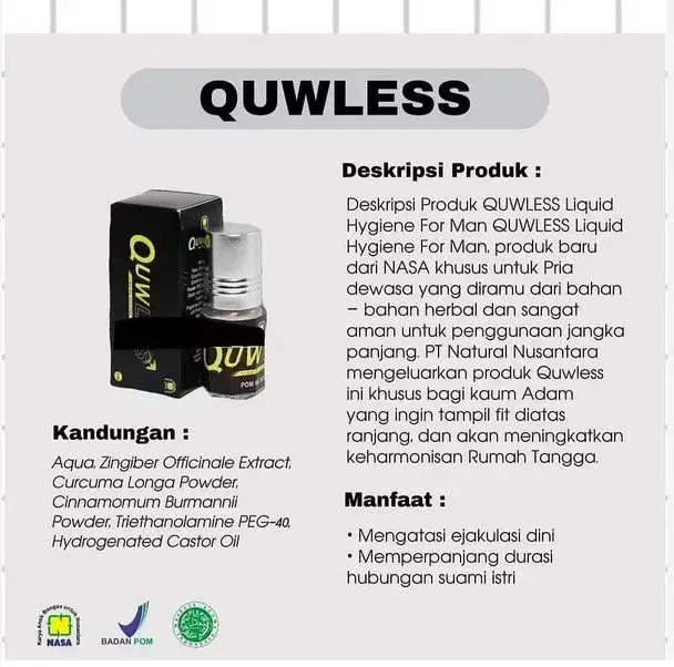 QUWLESS Liquid Hygiene for Man 3