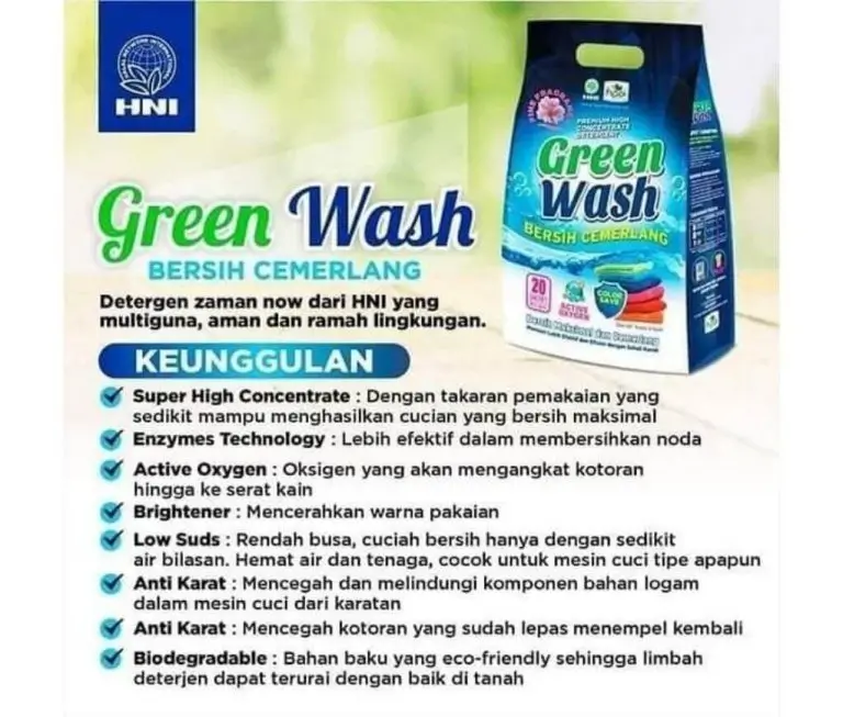 GREEN WASH DETERGENT 2