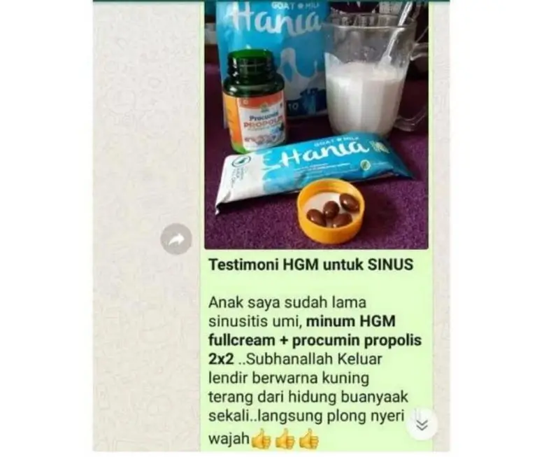 HANIA SUSU KAMBING SKIM 4