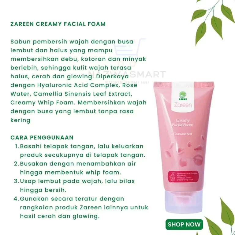 ZAREEN CREAMY FACIAL FOAM 4
