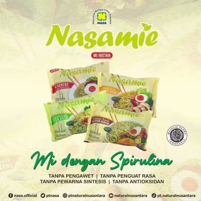 NASAMIE Mi Goreng Spirulina 2