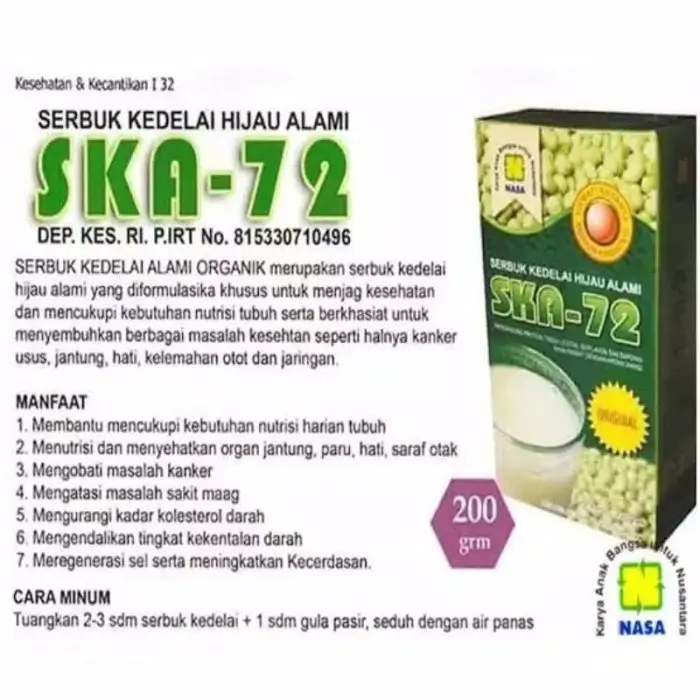 SKA-72 SERBUK KEDELAI HIJAU ALAMI PILIHAN 2