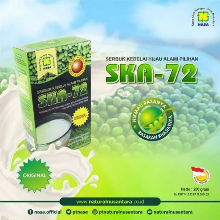 SKA-72 SERBUK KEDELAI HIJAU ALAMI PILIHAN 3