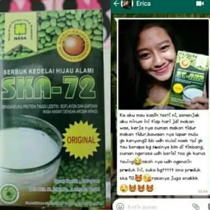 SKA-72 SERBUK KEDELAI HIJAU ALAMI PILIHAN 4
