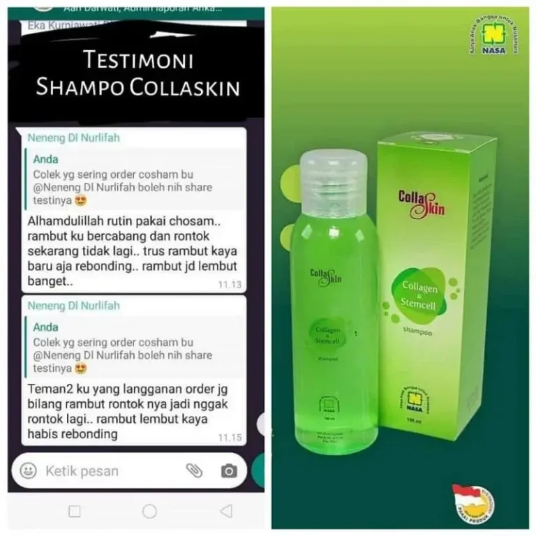 COLLASKIN GOLD Collagen dan Aloevera Shampoo 6