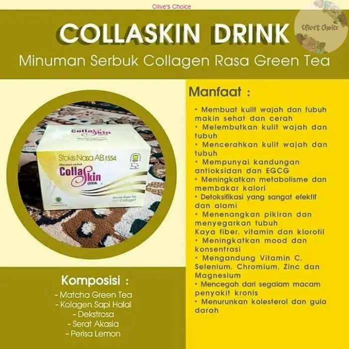 COLLASKINDRINK Minuman Serbuk Rasa Lemon 3