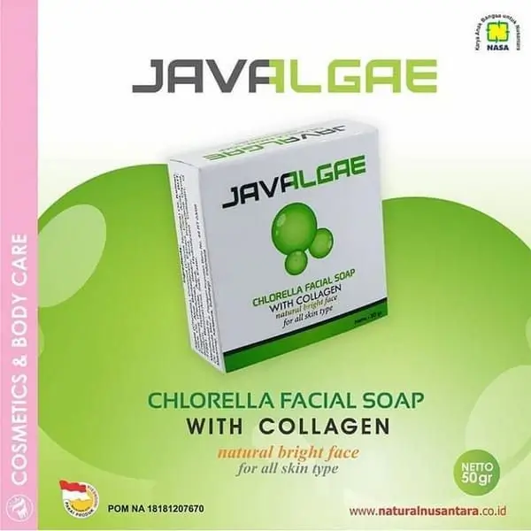JAVALGAE Chlorella Facial Soap With Collagen 2