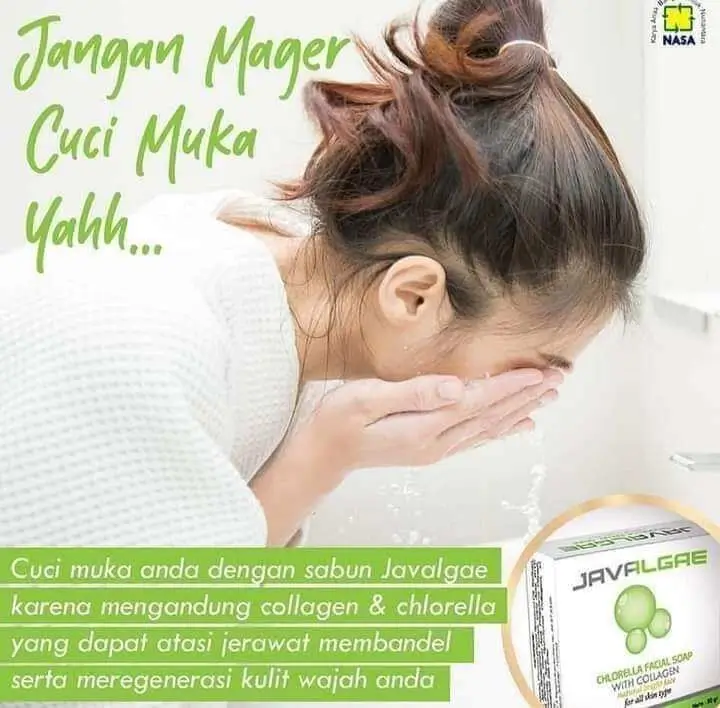 JAVALGAE Chlorella Facial Soap With Collagen 3