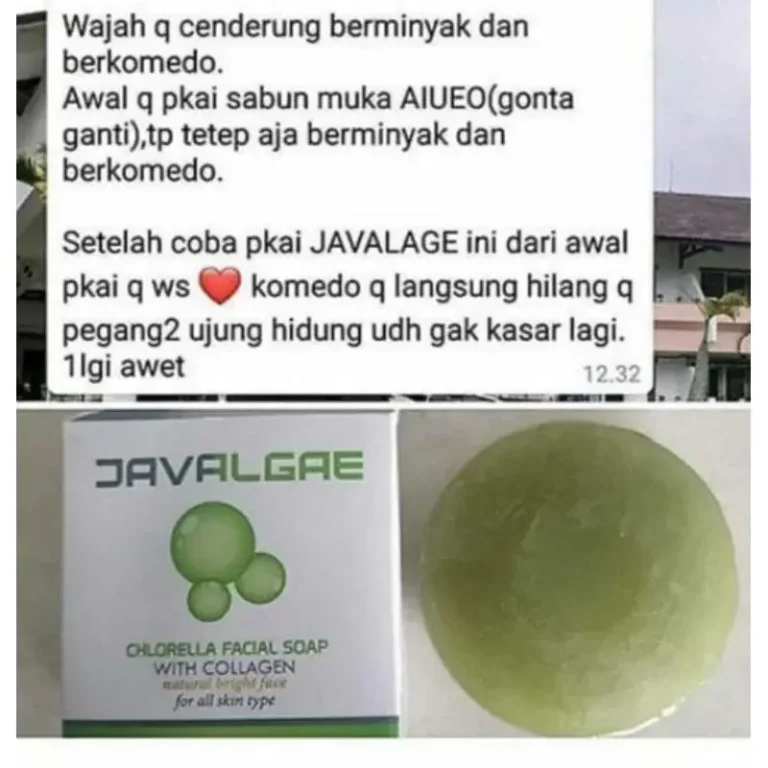 JAVALGAE Chlorella Facial Soap With Collagen 5