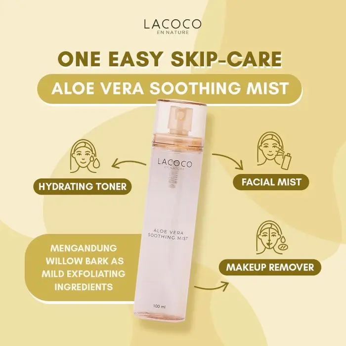 LACOCO Aloevera Soothing Face Mist 3