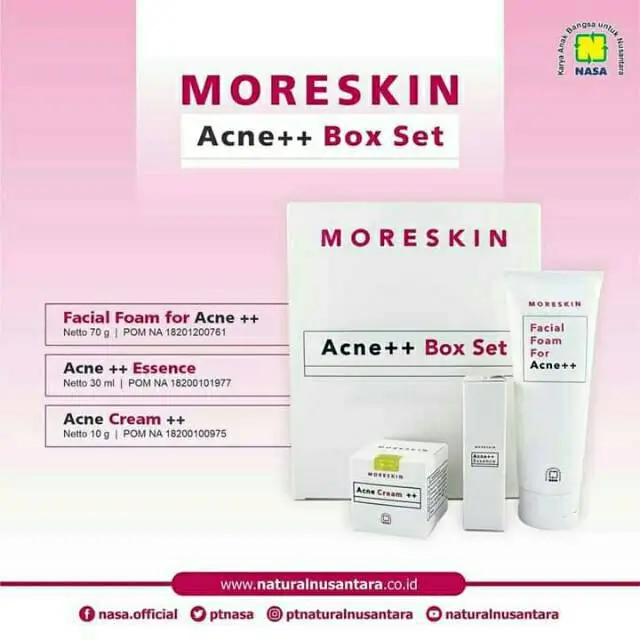 MORESKIN ACNE++ Box Set Paket 2