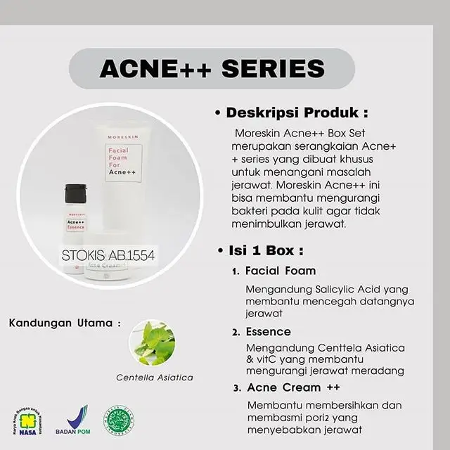 MORESKIN ACNE++ Box Set Paket 3