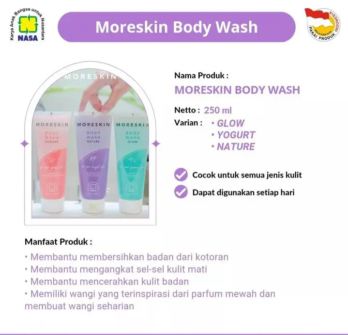 MORESKIN Body Wash 3
