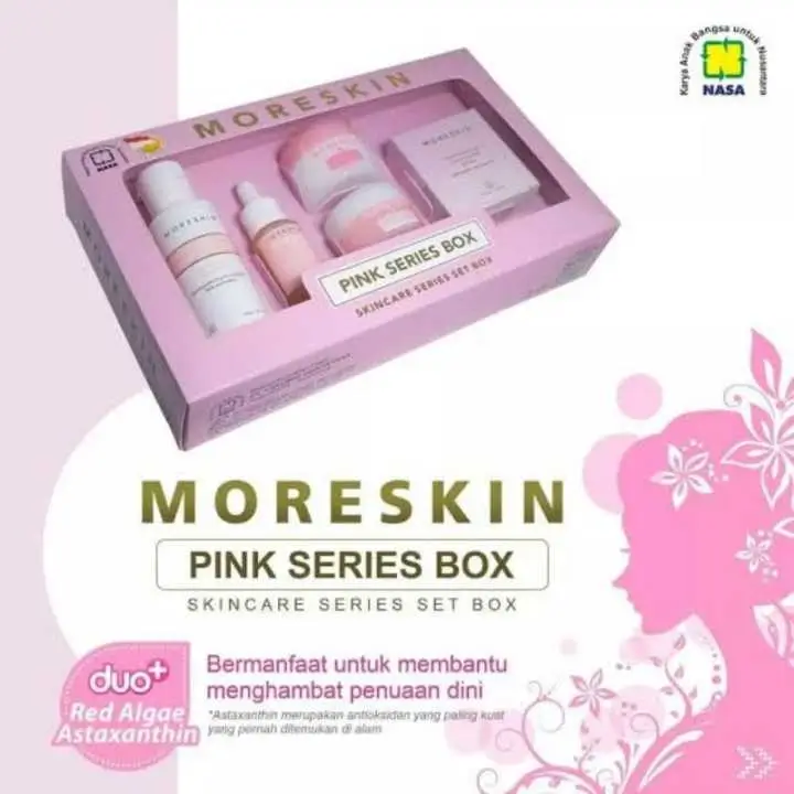 MORESKIN COSMETIC SKIN CARE PINK SERIES BOX 2