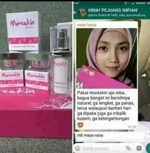MORESKIN COSMETIC SKIN CARE PINK SERIES BOX 4