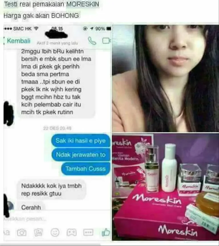 MORESKIN COSMETIC SKIN CARE PINK SERIES BOX 5