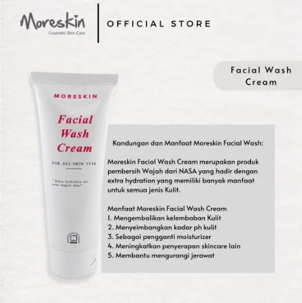 MORESKIN Facial Wash Cream 3