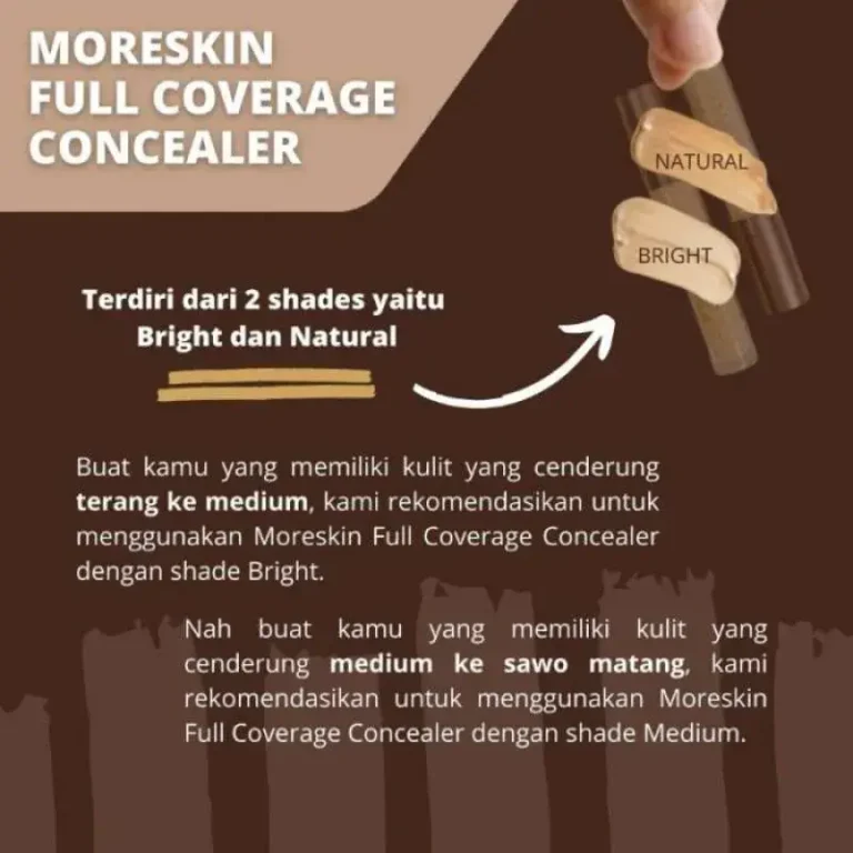 MORESKIN Full Coverage Concealer 3